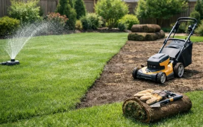 8 Weeks of Lawn Care After Turf Installation