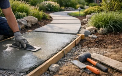 Concrete Garden Path Installation That Lasts