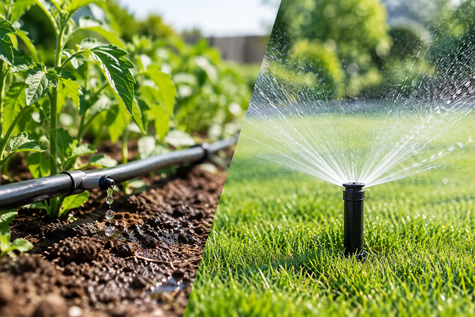 Drip Irrigation Versus Sprinklers: What Works?