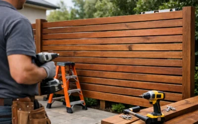 Timber Privacy Screen Installation That Lasts