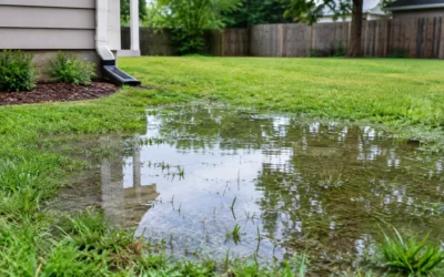 What Causes Pooling Water in Your Yard?